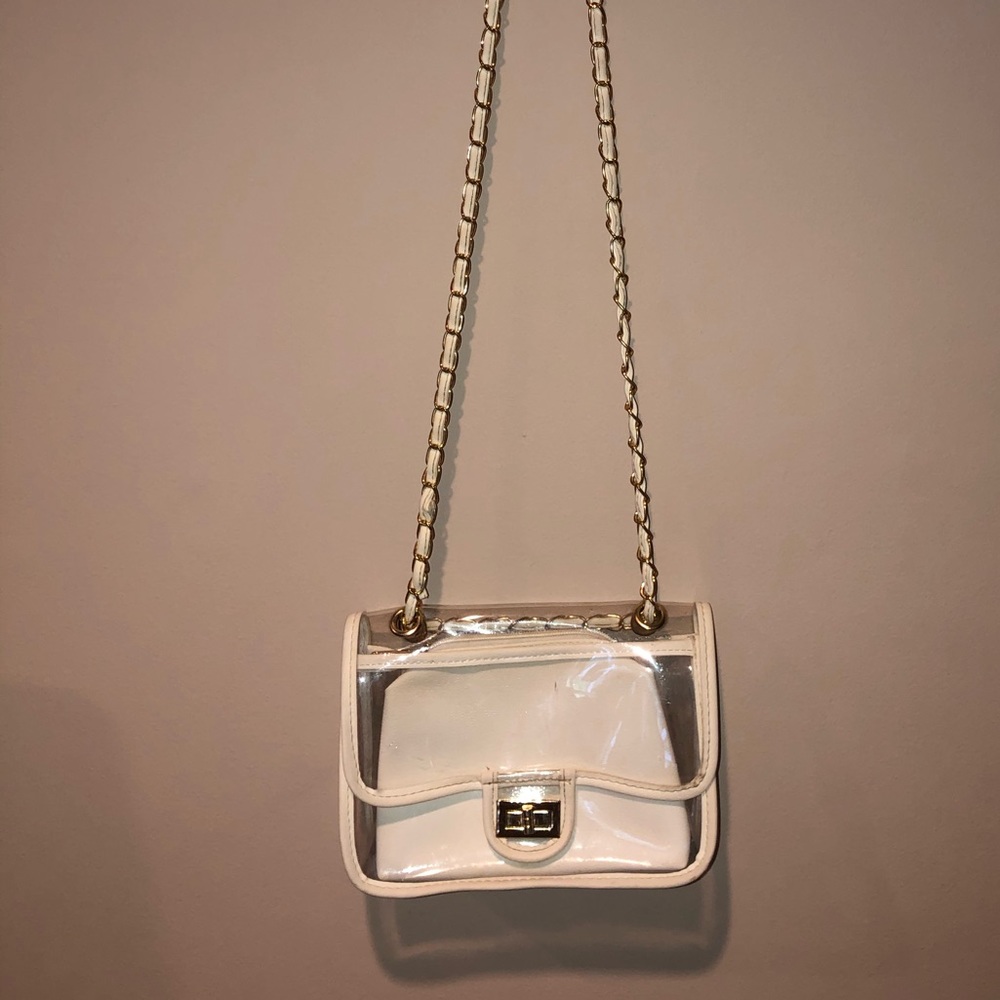 Clear crossbody bag